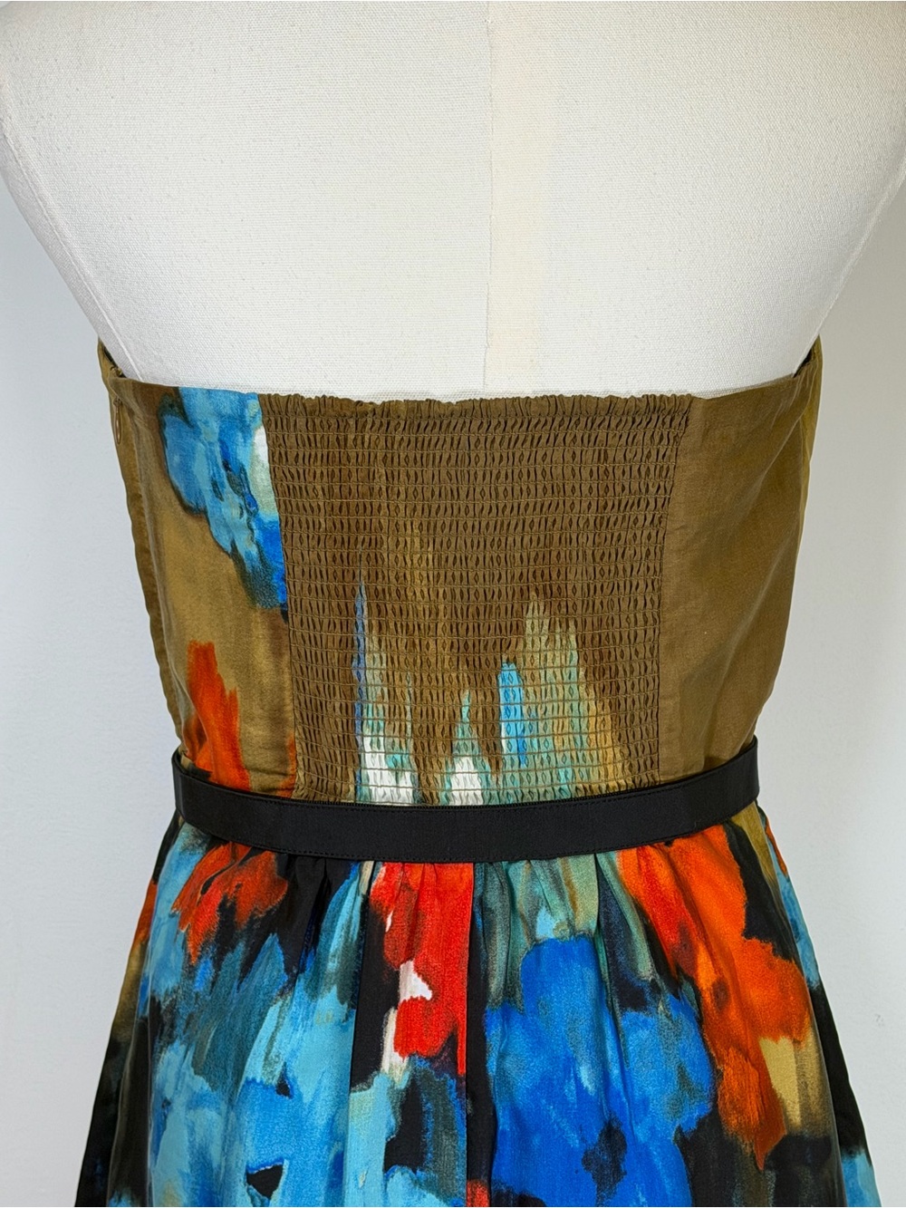 Anthropologie By Moulinette Soeurs ‘Splashed Palette’ Silk Blend Sheath Womens 6 - Picture 9 of 17